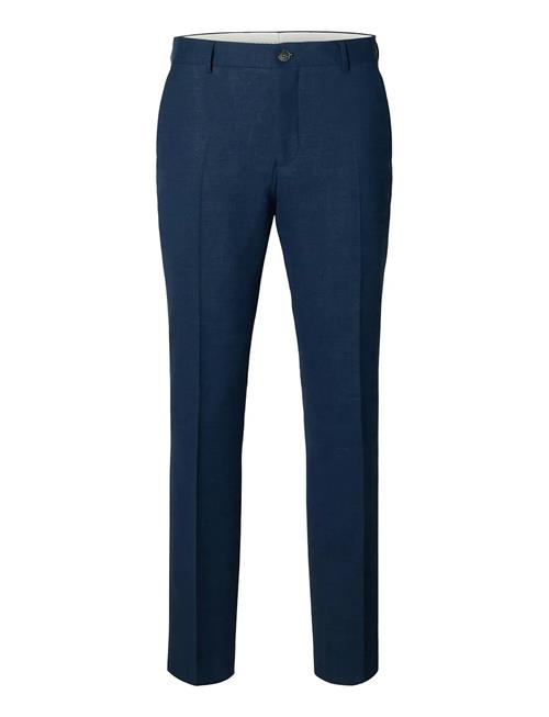 Slhslim-Oasis Linen Trs Noos Selected Navy