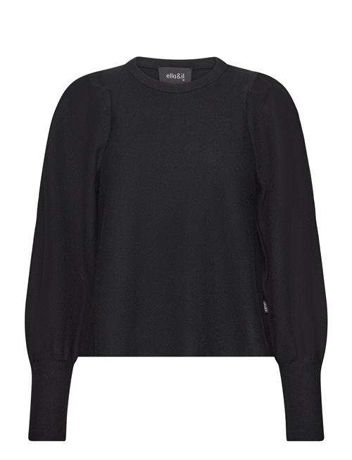 Se Pernilla Merino Sweater Ella&il Black ved Booztlet