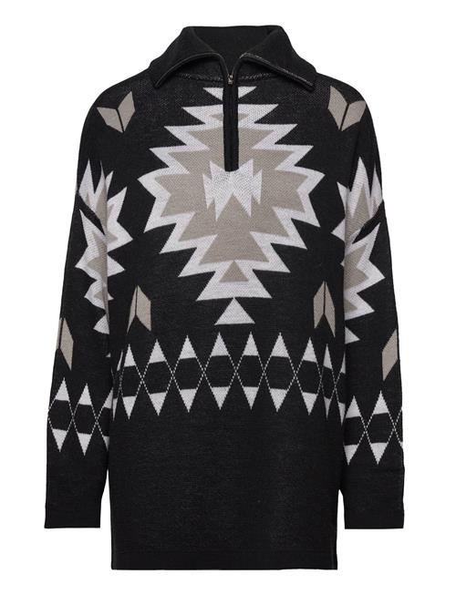 Se Háldi Zipup Sweater We Norwegians Black ved Booztlet