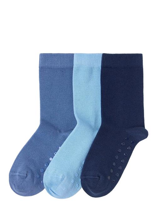 Sock 3 P Sb Solid Antislip Lindex Patterned