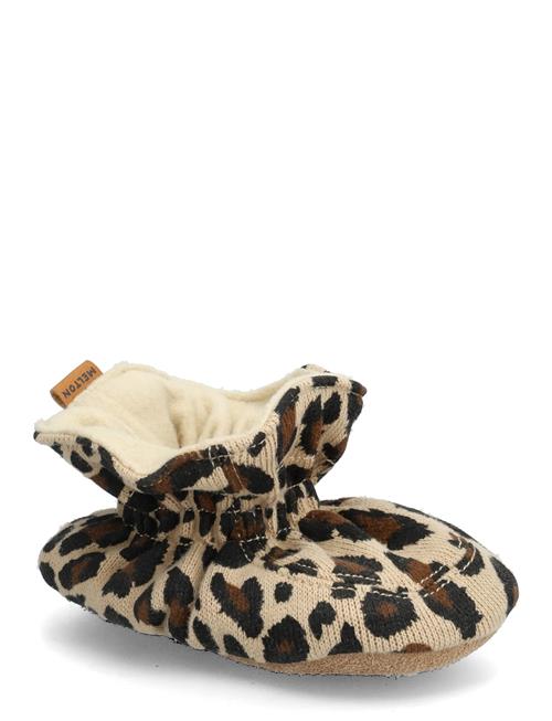 Leo Textile Slippers Melton Brown