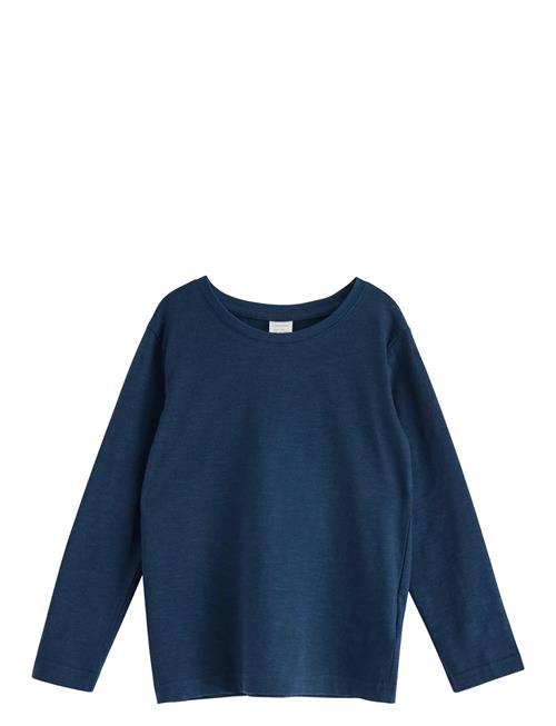 Top L S Slub Basic Lindex Navy