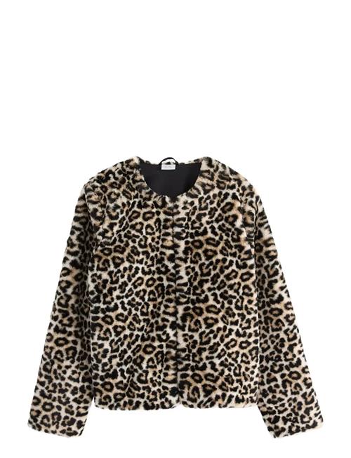 Jacket Fake Fur School Girls Lindex Beige