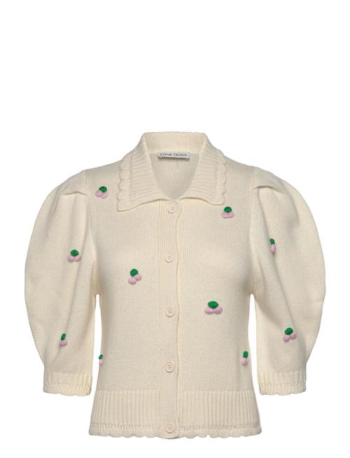 Se 2359 Midweight Wool, Bubble Knit Po STINE GOYA Cream ved Booztlet