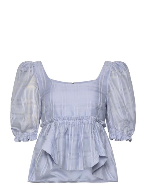 2441 Sheer Organza Plaid, Sheer Ruf STINE GOYA Purple