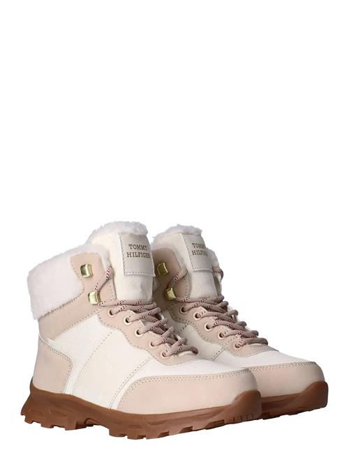 Tommy Hilfiger Fur Boots Faux Nubuck/Nylon Fabric Tommy Hilfiger Beige