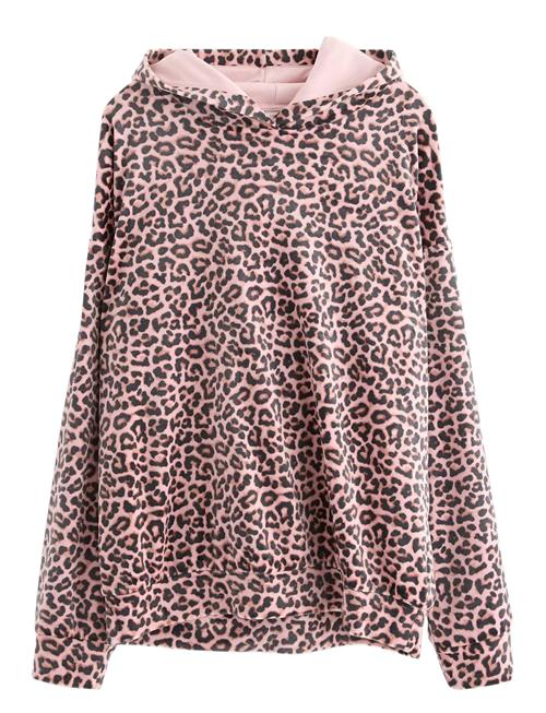Sweatshirt Hood Velour Lindex Pink