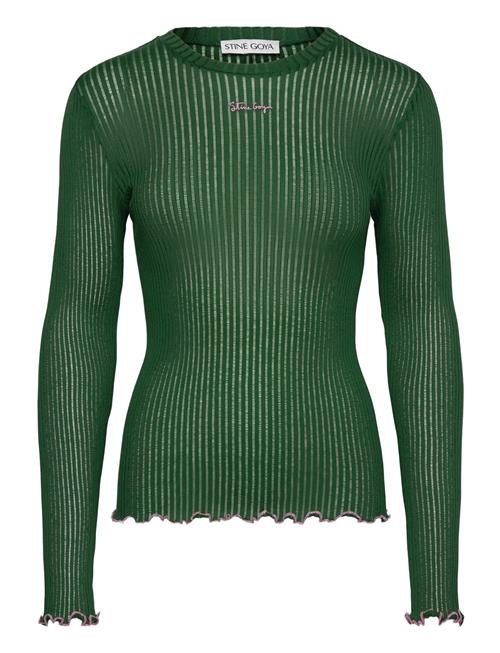 2355 Lux Seamless, Long Sleeve Crew STINE GOYA Green