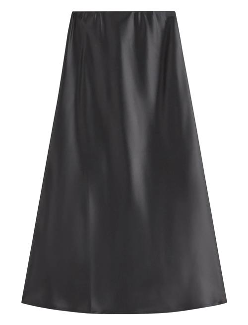 Skirt Satin Bias Lindex Black