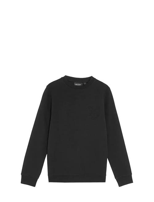 Embossed Eagle Crew Neck Lyle & Scott Black