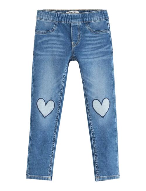 Trousers Denim Heart Knee Lindex Blue