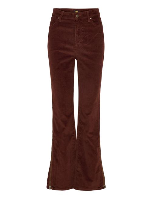 Zipped Bootcut Lee Jeans Brown
