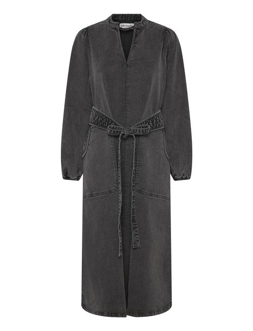 Se Parisll Midi Dress Ls Lollys Laundry Grey ved Booztlet