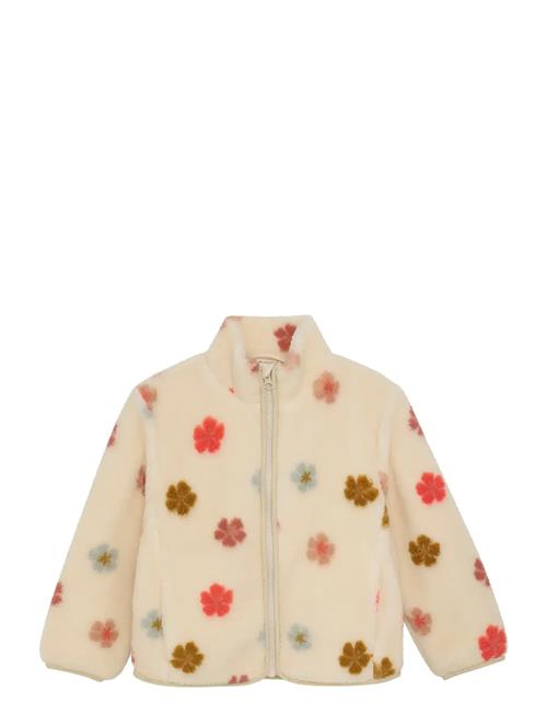 Teddy Jacket Aop W. Lining Minymo Cream
