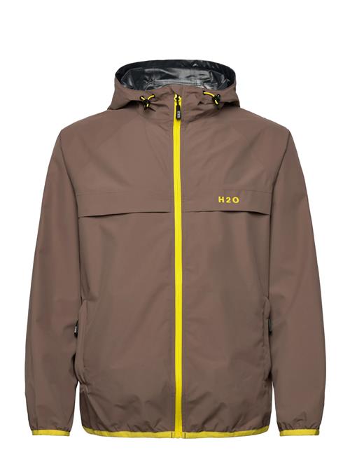 Rømø Festival Lw Rain Jacket - Pack H2O Brown