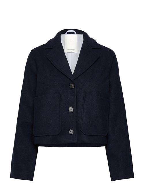Mschkeola Secilia Wool Short Jacket MSCH Copenhagen Navy