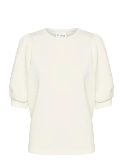 Elmw Puff Round Neck Blouse My Essential Wardrobe White