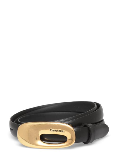 Elongated Chucnhy Buckle 15Mm Calvin Klein Black