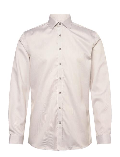 Technical Stripe Shirt L/S Lindbergh Black Beige