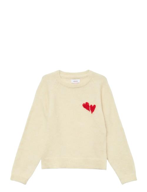 Vmbam Ls O-Neck Pullover Boo Ent Girl Vero Moda Girl Cream