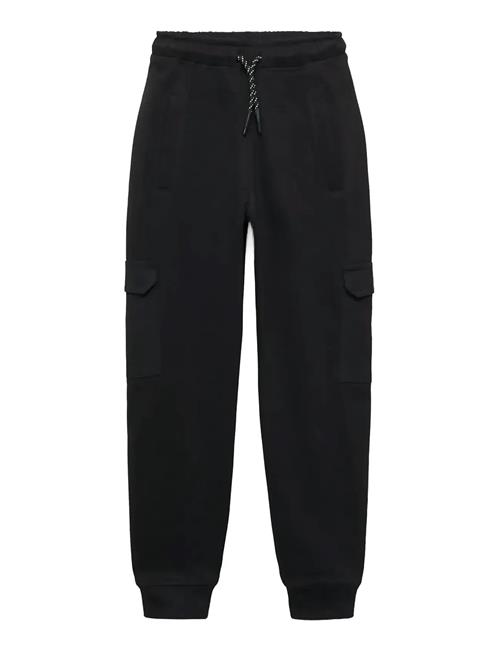Cargo Joggers With Drawstring Mango Black