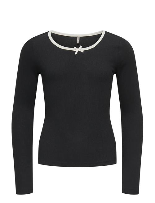 Kogsofia L/S Bow Top Jrs Kids Only Black