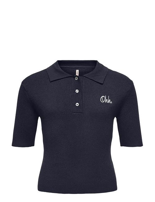 Kognatascha Ss Polo Shirt Knt Kids Only Navy