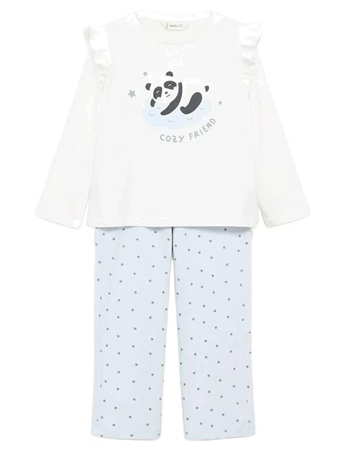 Printed Long Pyjamas Mango Blue