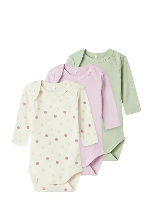 Nbfbody 3P Ls Jet Stream Dot Noos Name It Cream