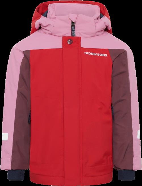 Didriksons Neptun Kids 4 Jakke Pomme Red  Pomme Red-110 cm  Rød  110 cm  Unisex