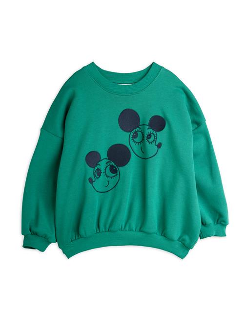 Mini Rodini GOTS Ritzratz Sweatshirt Green  Green 116/122 cm  Grøn  116/122 cm  kvinde