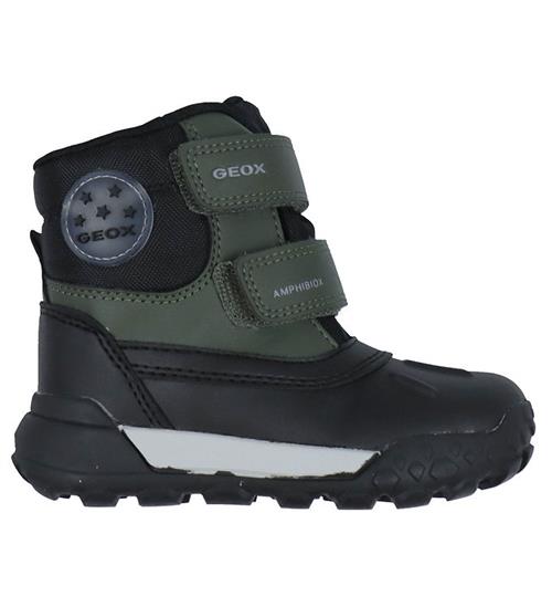 Geox Vinterstøvler - Trekkyup - Green/Black