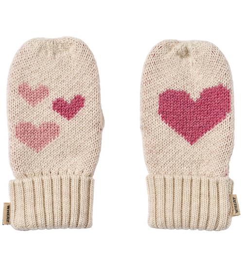 Wheat Luffer - Uld - Jacquard - Towsi - Offwhite Melange m. Hjer