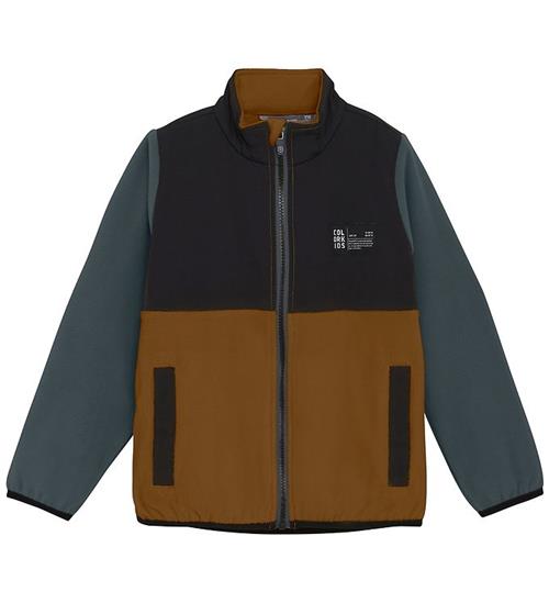 Color Kids Fleece Jakke - Nuthatch