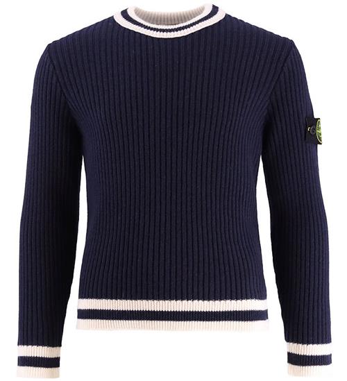Stone Island Bluse - Strik - Navy Blue