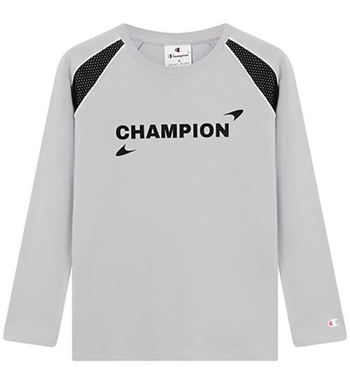 Champion Bluse - Nickel Grey m. Sort