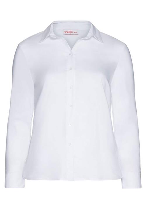 SHEEGO Bluse  hvid