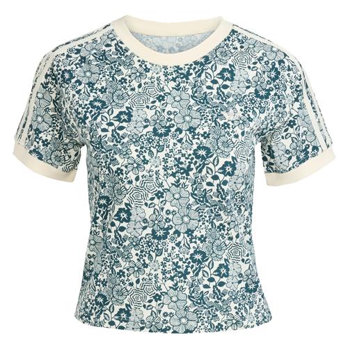 ADIDAS ORIGINALS Shirts 'Adidas Originals X Liberty London'  petroleum / naturhvid
