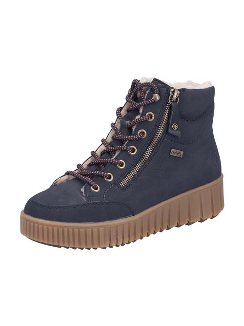 Rieker Snørestøvletter  navy