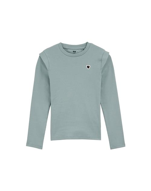 WE Fashion Bluser & t-shirts  pastelgrøn / sort / hvid
