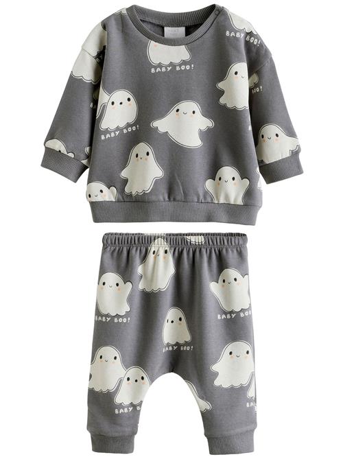Next Sæt 'Halloween'  mørkegrå / fersken / sort / hvid