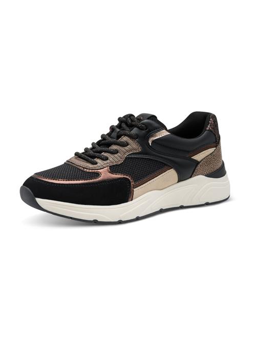 Tamaris Sneaker low  beige / guld / sort