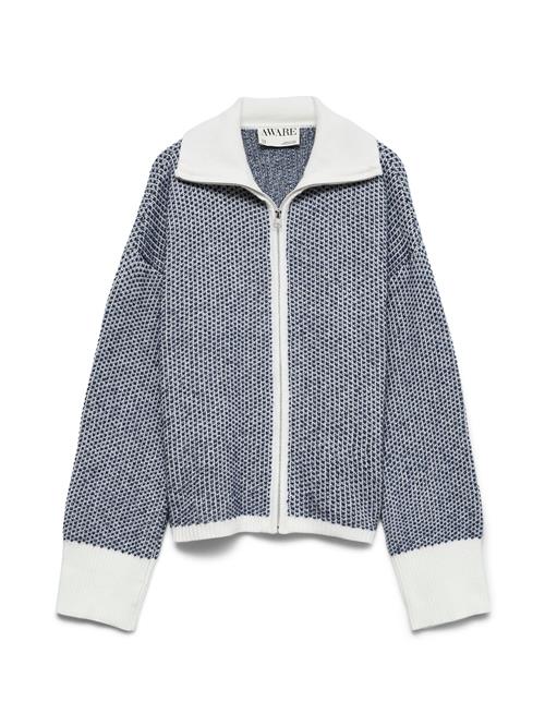 VERO MODA Cardigan 'AWOLLIE'  marin / hvid