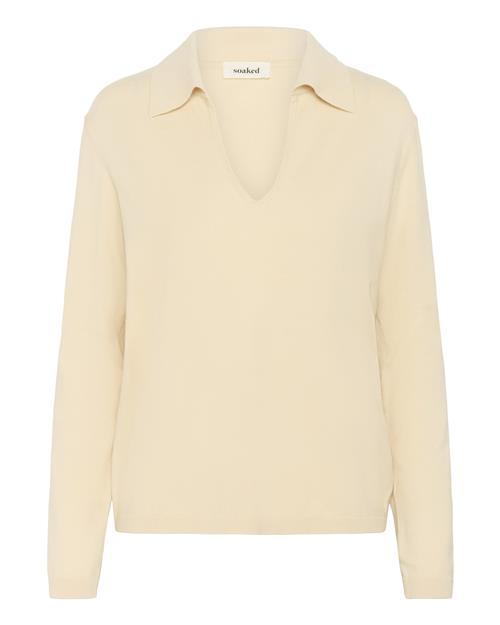 SOAKED IN LUXURY Pullover 'Spina '  lysebeige