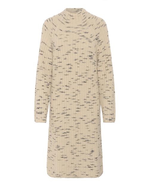SOAKED IN LUXURY Kjole 'Liora'  beige / sort