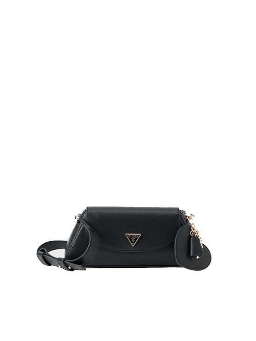 GUESS Skuldertaske 'BOLENA FLAP SHOULDER BAG'  sort