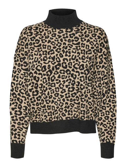 VERO MODA Pullover 'VMARIA'  beige / sort