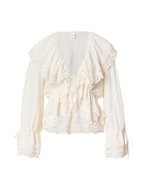 YAS Bluse 'YASHELLE'  creme