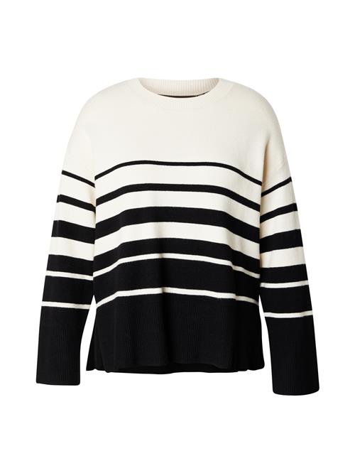 Vero Moda Curve Pullover 'VMCSABA'  sort / hvid