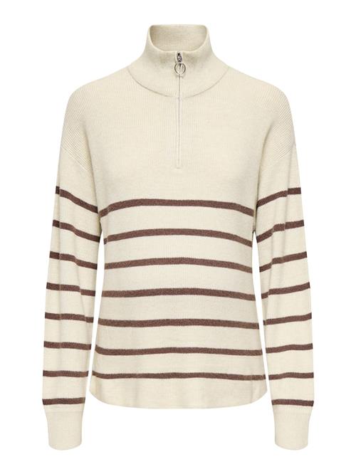 Only Maternity Pullover 'OLMibi'  creme / brun
